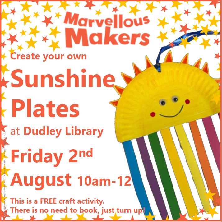 Dudley Library - Sunshine Plates Craft